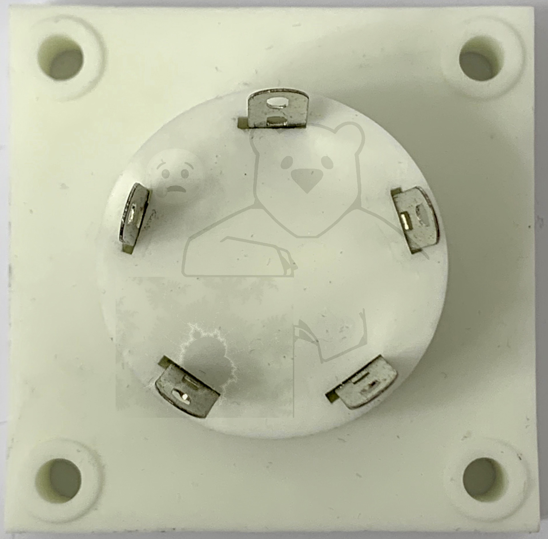 Fassung für Röhren mit: Poströhre, 5pol.